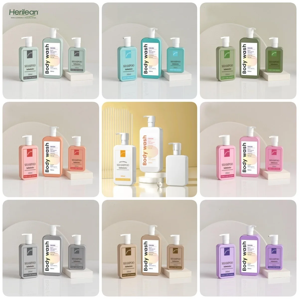 PE Body Lotion case