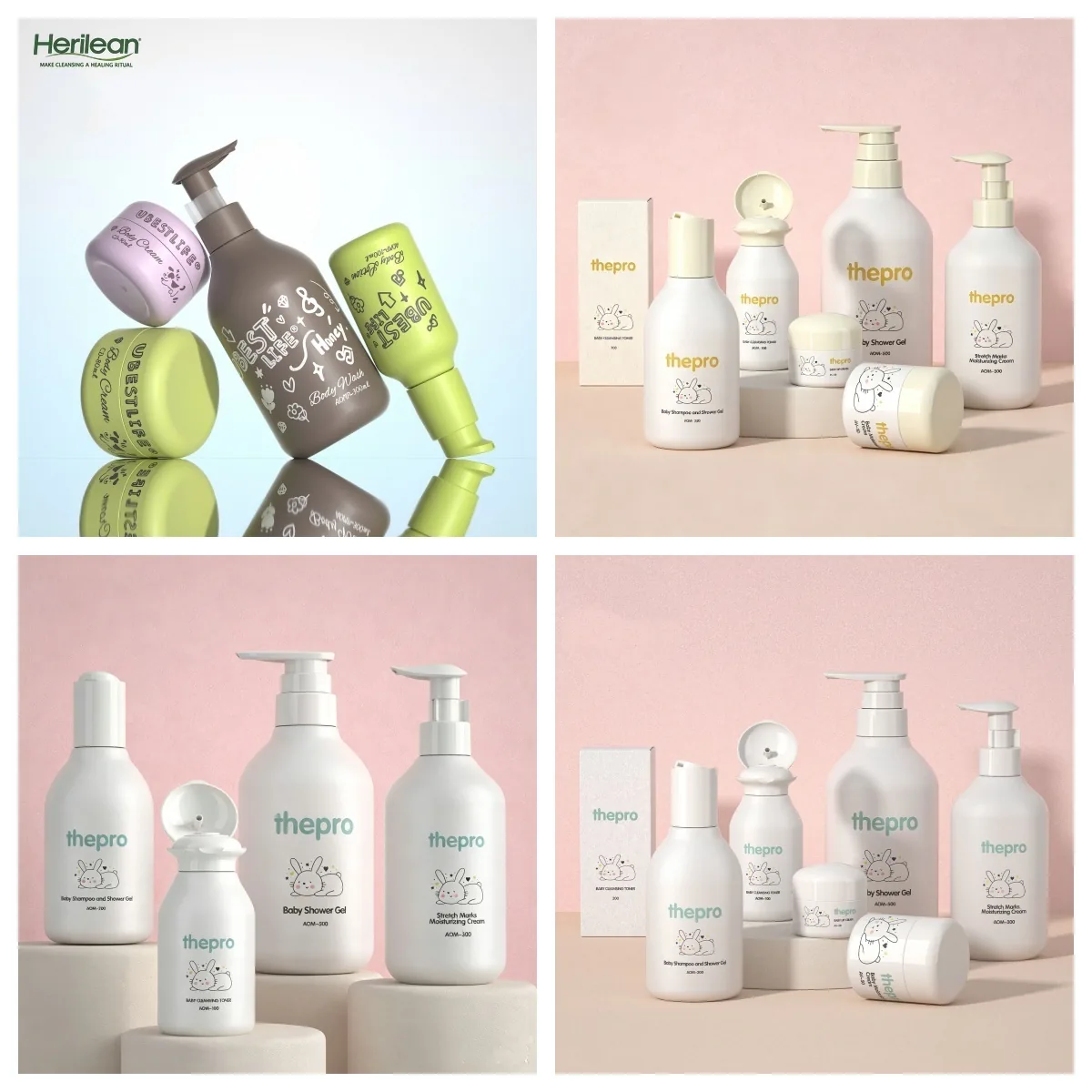 PE Body Lotion case