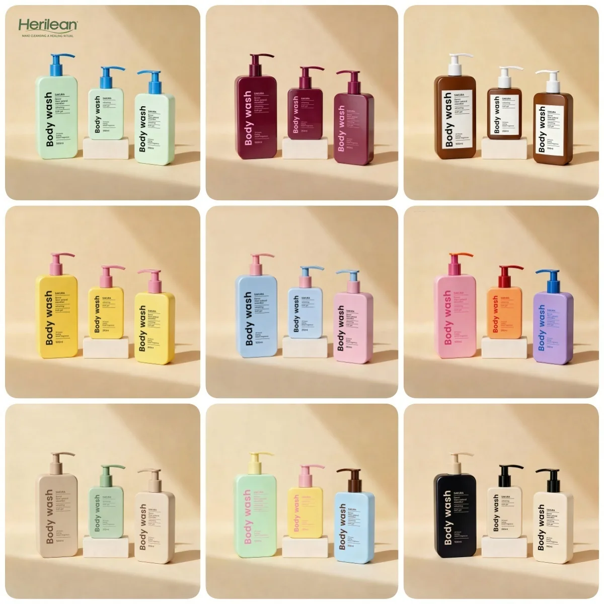 PE Body Lotion case
