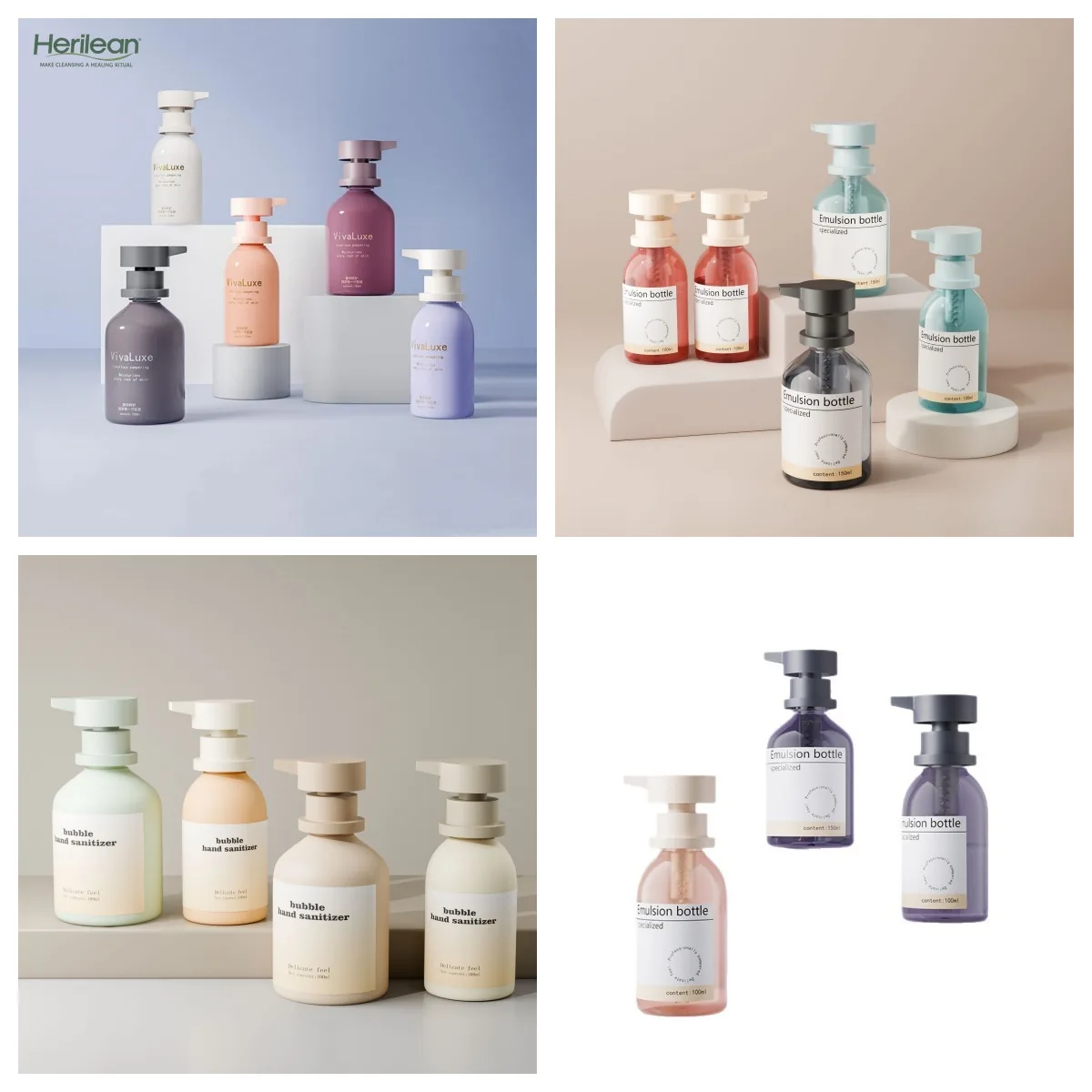 PET Body Lotion case
