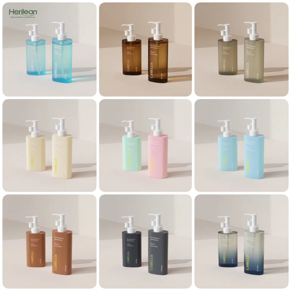 PET Body Lotion case