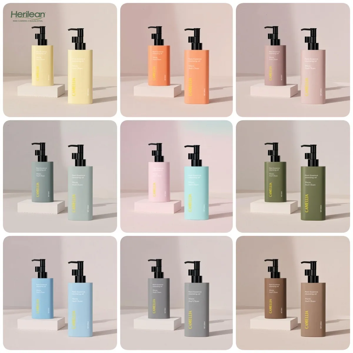 PET Body Lotion case