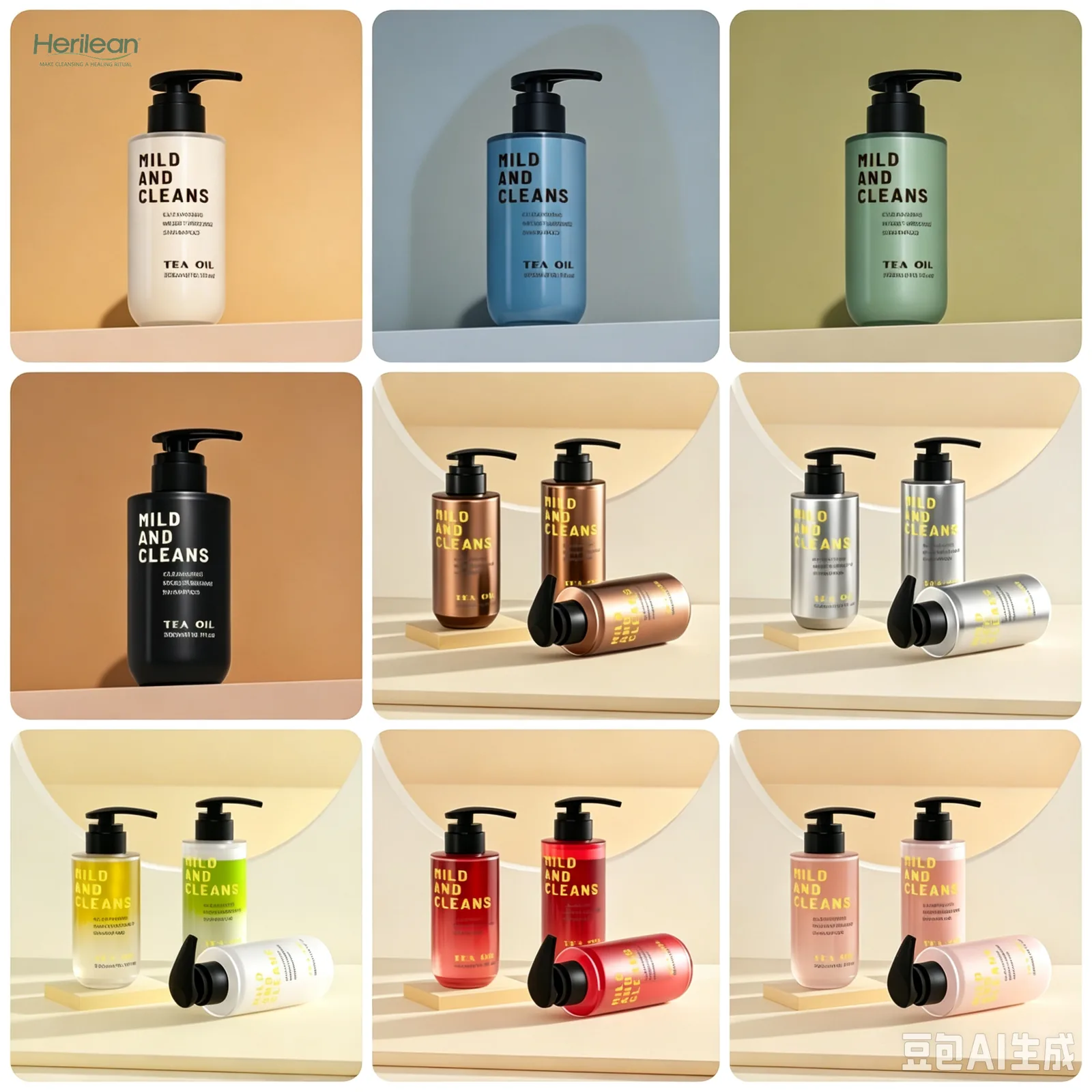 PET Body Lotion case