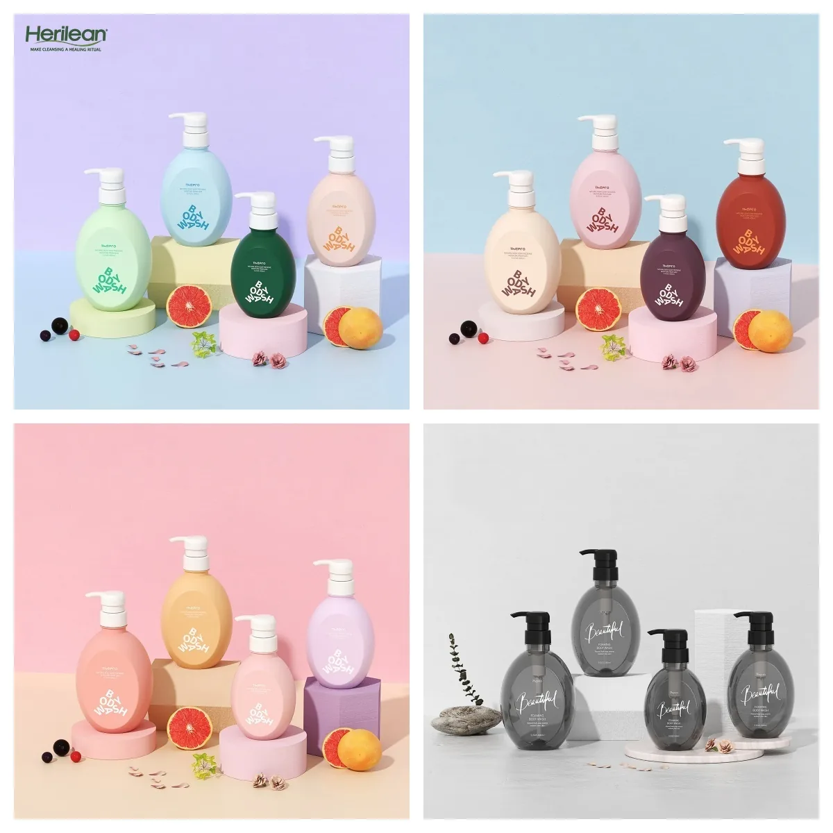 PET Body Lotion case