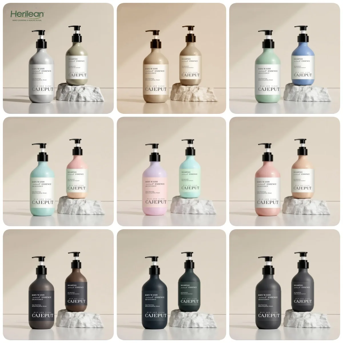 PET Body Lotion case