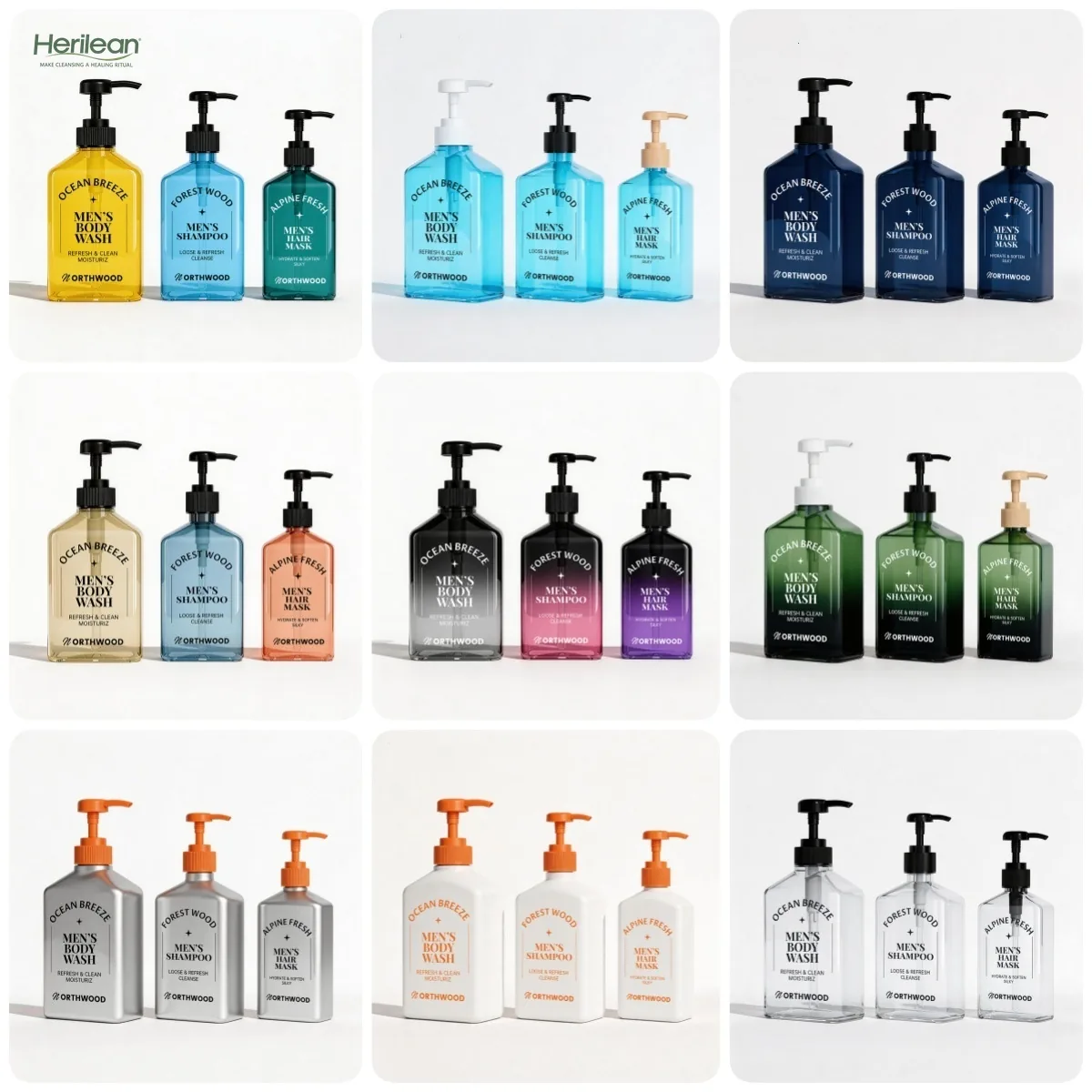 PET Body Lotion case