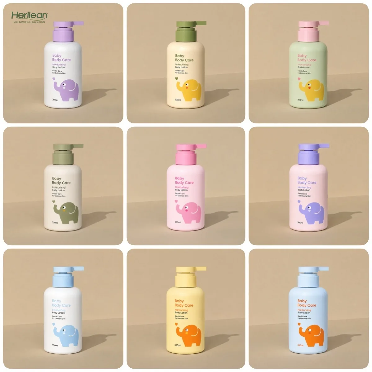 PET Body Lotion case