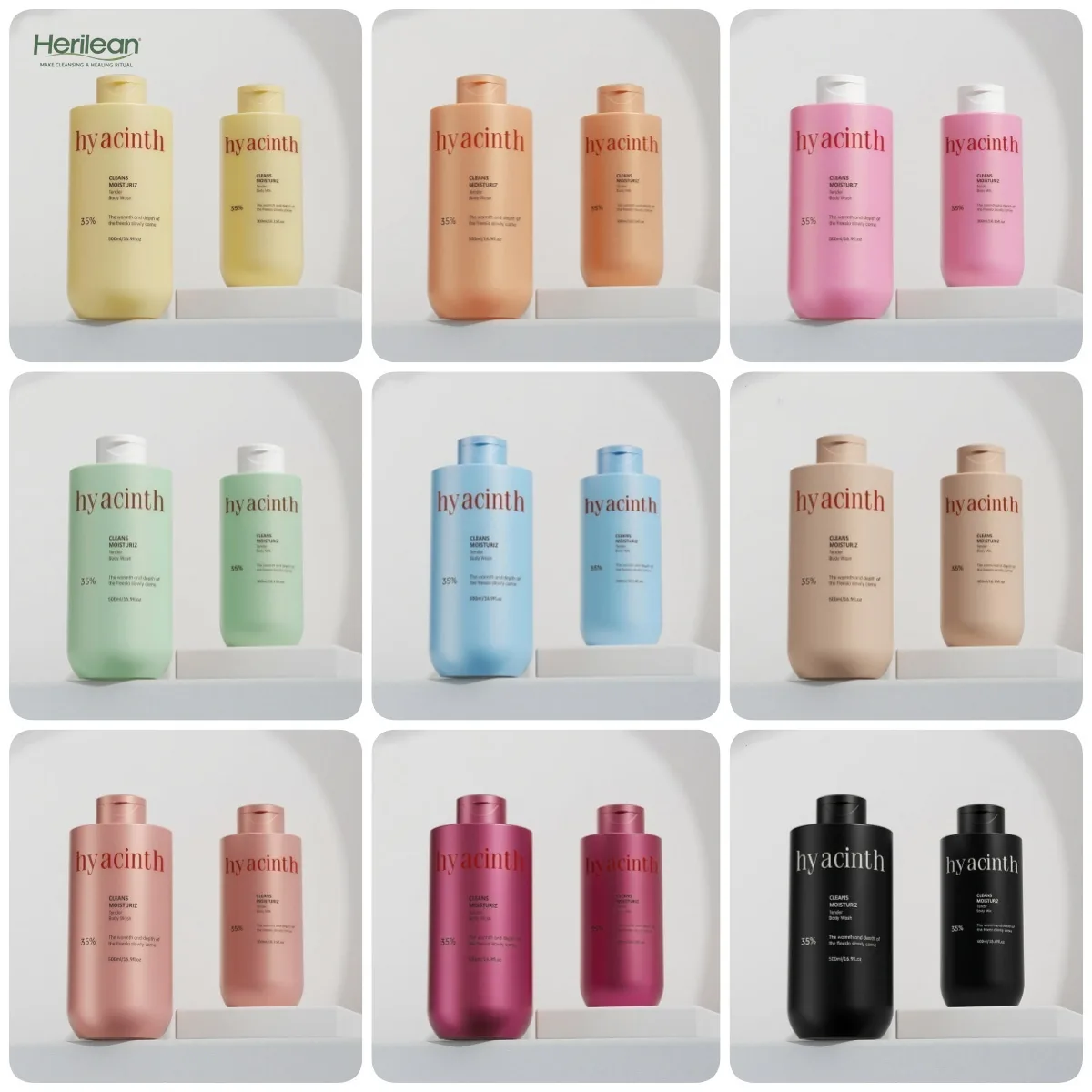 PET Body Lotion case