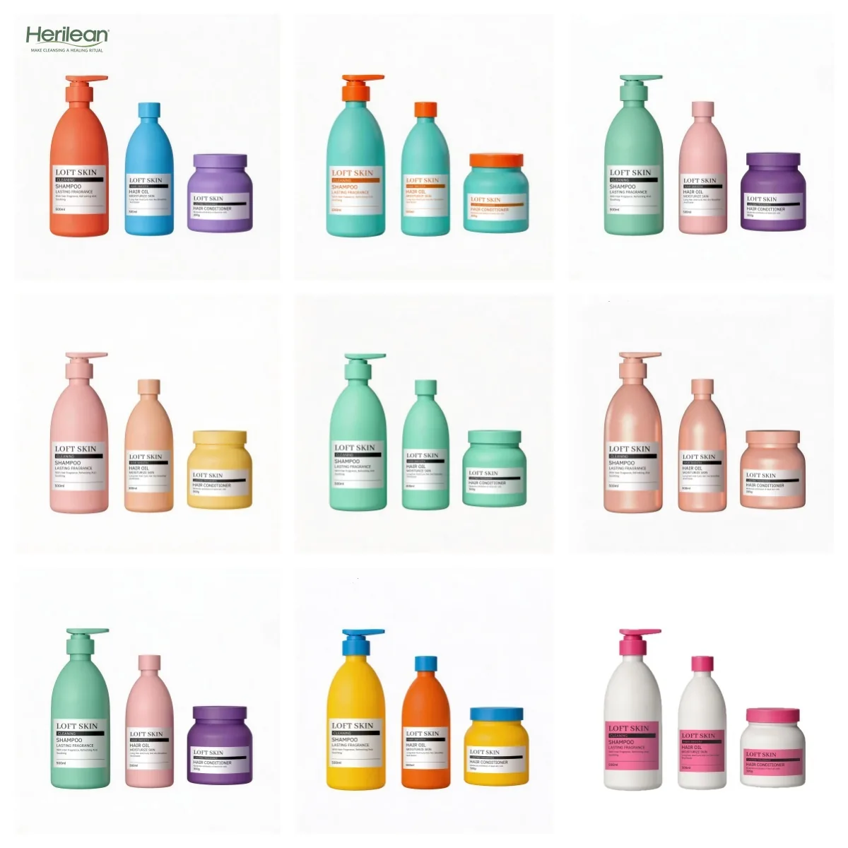 PET / PP Body Lotion case