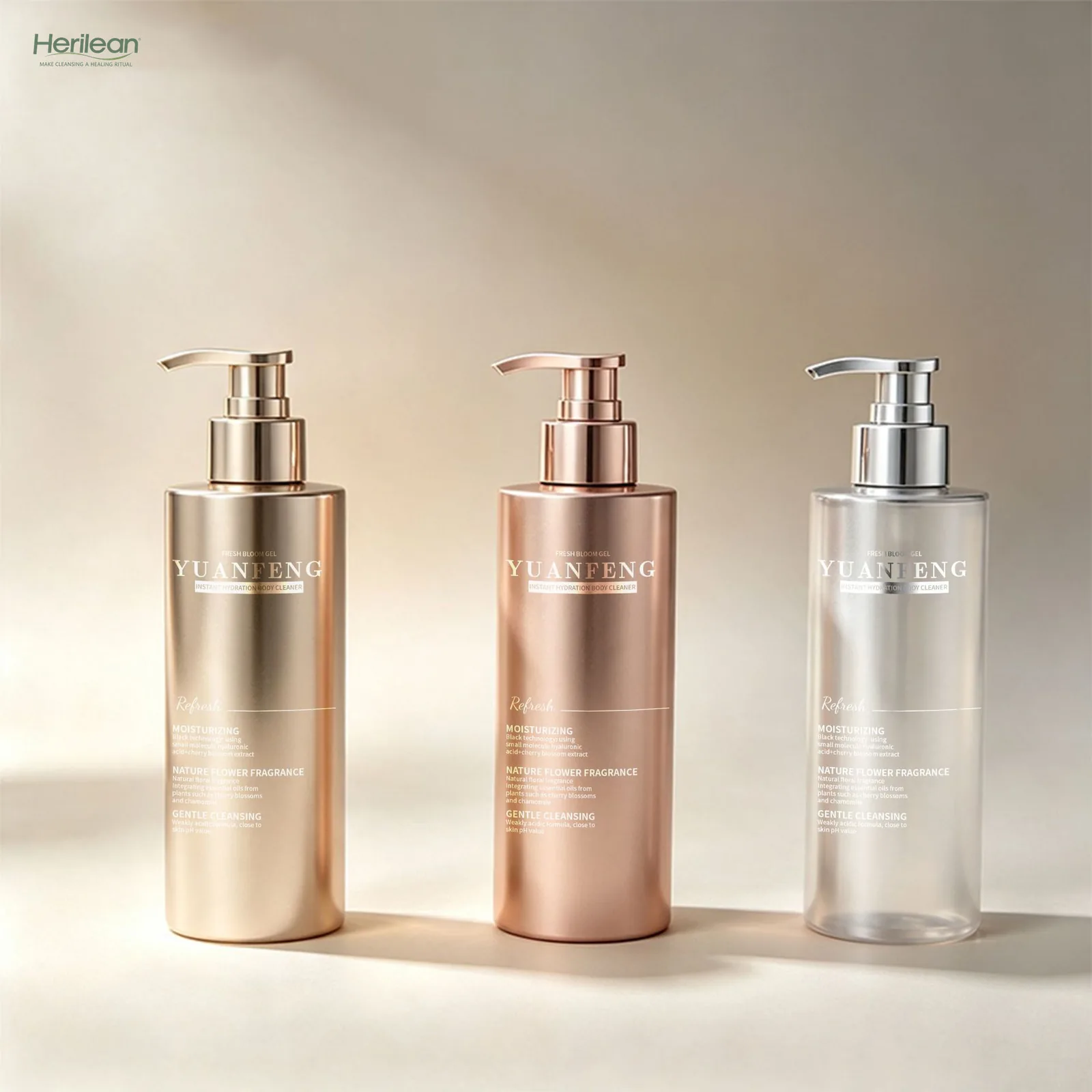 PET Body Lotion case