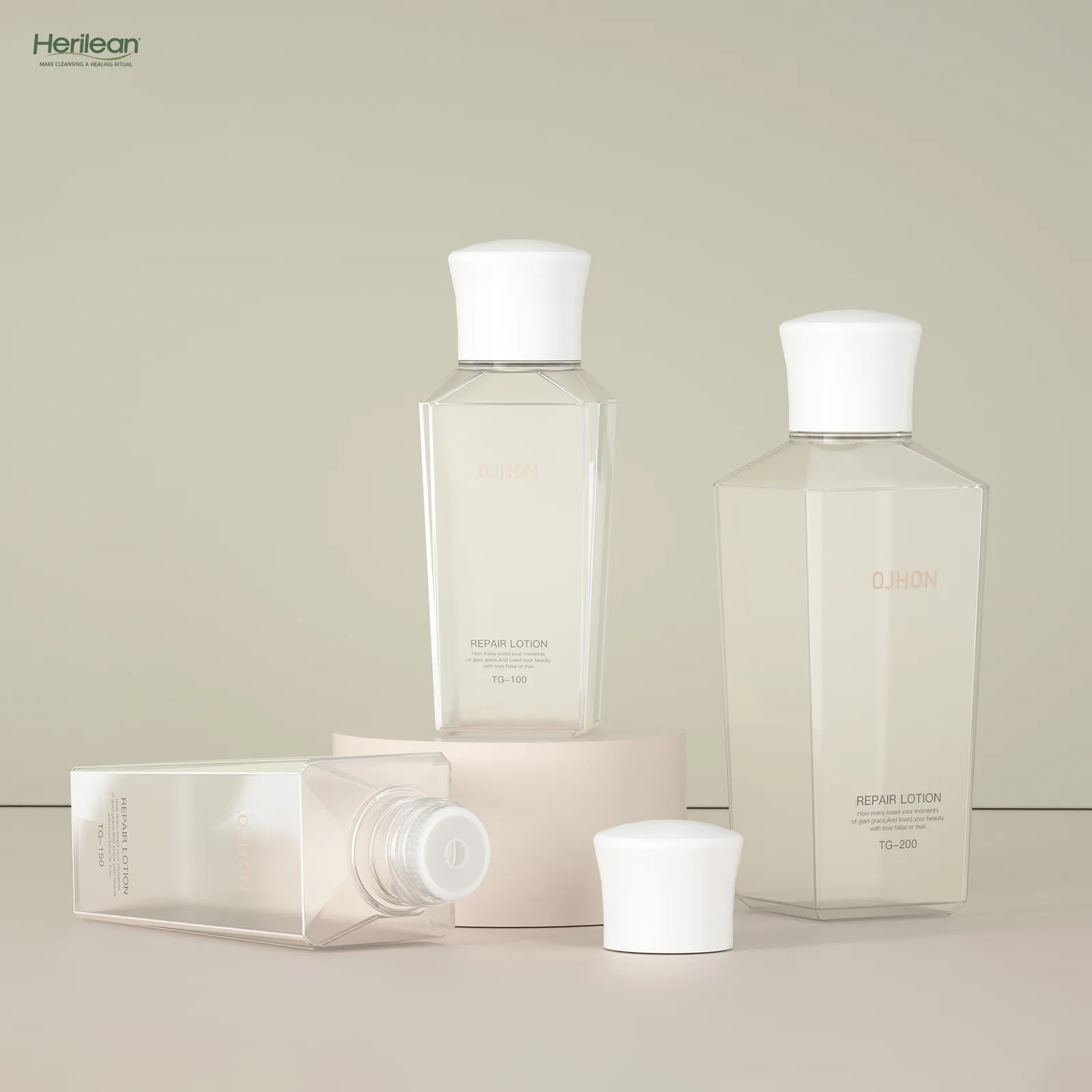 PETG Body Lotion case